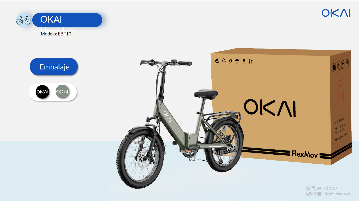 Bicicleta OKAI EBF10